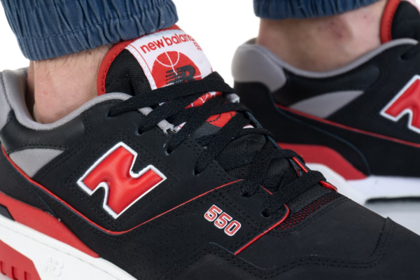 Giày New Balance 550 'Black Red' BB550SG1 - Ảnh 6