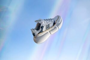 Alternative view of Giày New Balance Jaden Smith x Vision Racer 'White Navy' MSVRCJSG