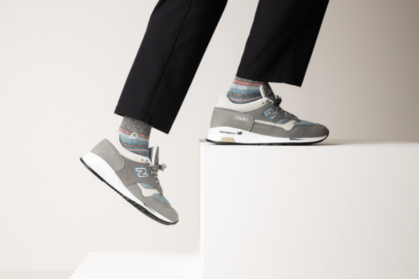 Giày New Balance 1500 Made in England 'Grey Slate Blue' M1500BSG - Ảnh 4