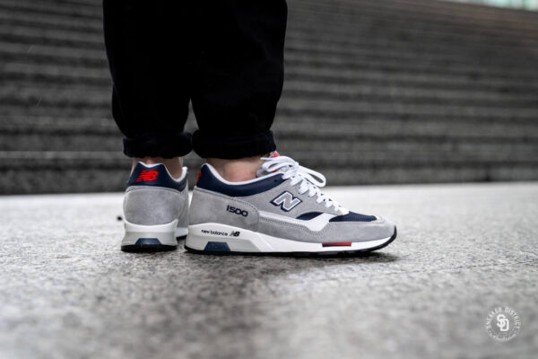 Giày New Balance 1500 Made in England 'Grey Navy' M1500GNW - Ảnh 7