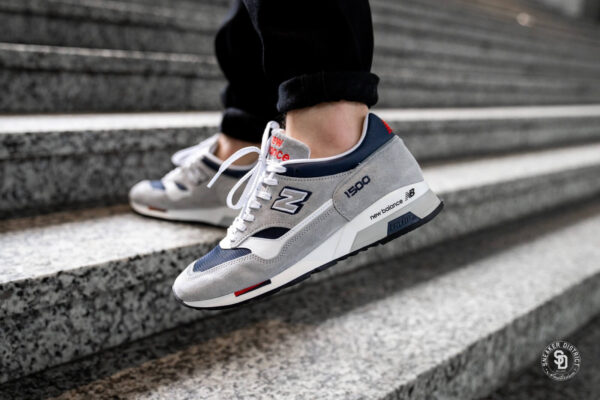 Giày New Balance 1500 Made in England 'Grey Navy' M1500GNW - Ảnh 5