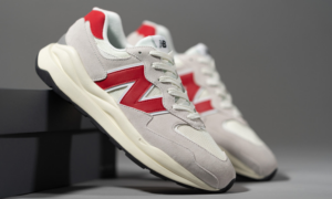 Alternative view of Giày New Balance 5740 'Grey Red' M5740CC