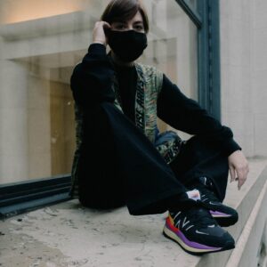 Alternative view of Giày New Balance 5740 'Black Vivid Cactus' M5740LB