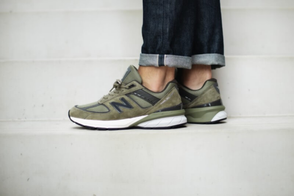 GIÀY NEW BALANCE 990v5 Made In USA 'Covert Green' M990AE5 - Ảnh 6