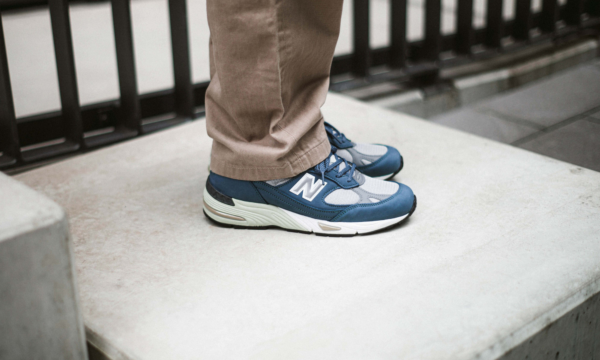 Giày New Balance 991 Made In England 'Grey Blue' M991BSG - Ảnh 6