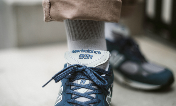 Giày New Balance 991 Made In England 'Grey Blue' M991BSG - Ảnh 5
