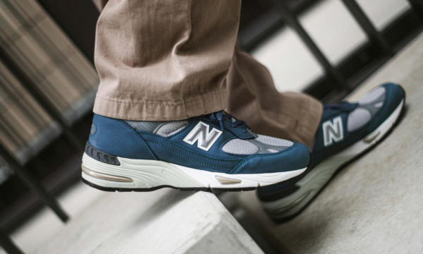 Giày New Balance 991 Made In England 'Grey Blue' M991BSG - Ảnh 4