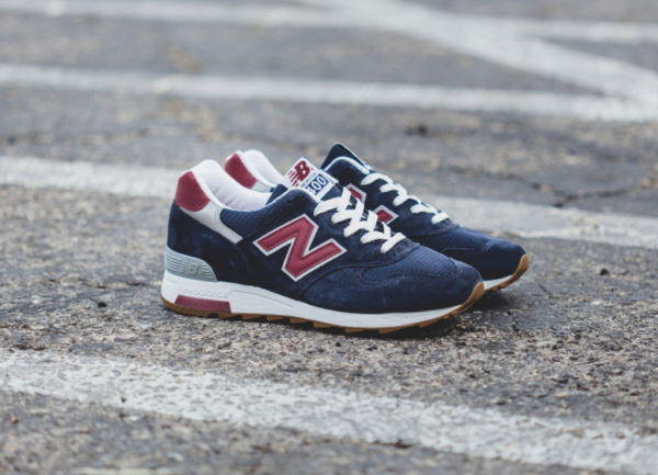 Giày New Balance 1400 'Navy Burgundy' M1400CU - Ảnh 3