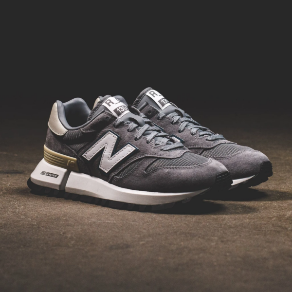 Giày New Balance RC 1300 'Green Logo Pack Grey' MS1300GG - Ảnh 3