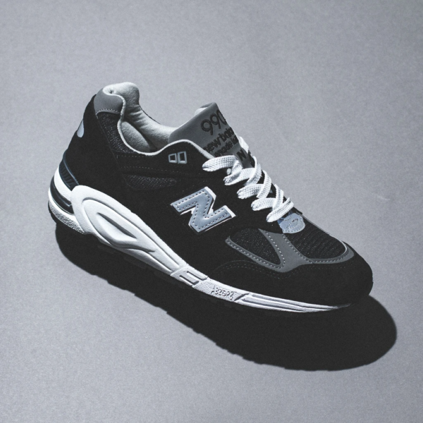 Giày New Balance 990v2 Made in USA 'Black Grey' M990BL2 - Ảnh 2