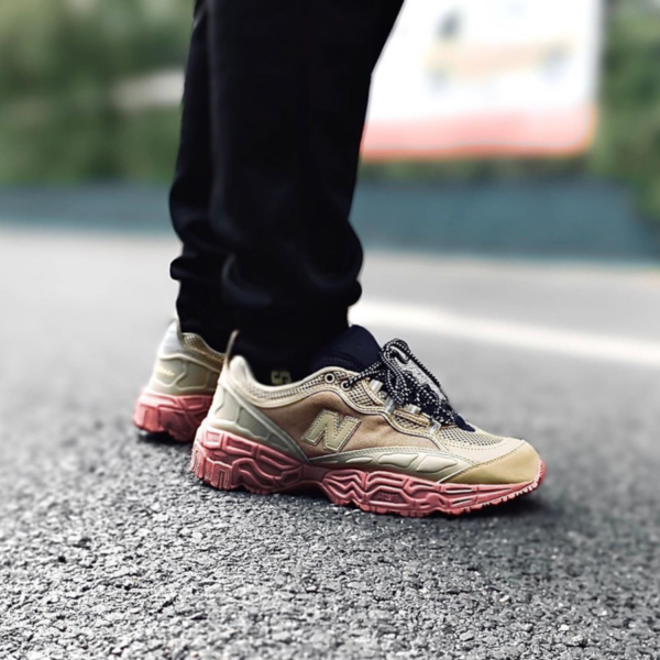 Giày New Balance Herschel Supply Co. x 801 'Kelp Toro Red' ML801HXC - Ảnh 4