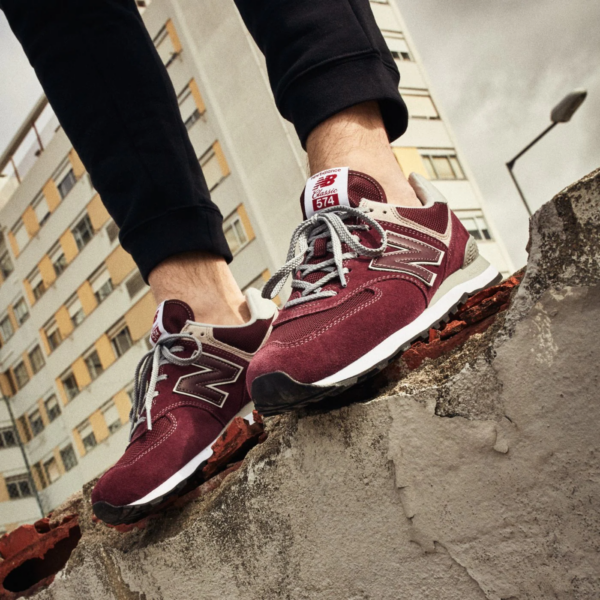 Giày New Balance 574 'Burgundy' ML574EGB - Ảnh 3