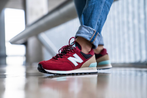 Giày New Balance 574 'Red' ML574JHQ - Ảnh 3