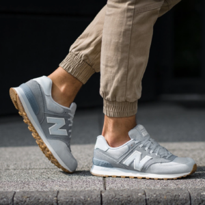 Alternative view of Giày New Balance 574 'Light Porcelain Blue' ML574SEB
