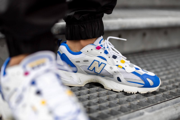 Giày New Balance 'White Cobalt Blue' ML827AAP - Ảnh 4