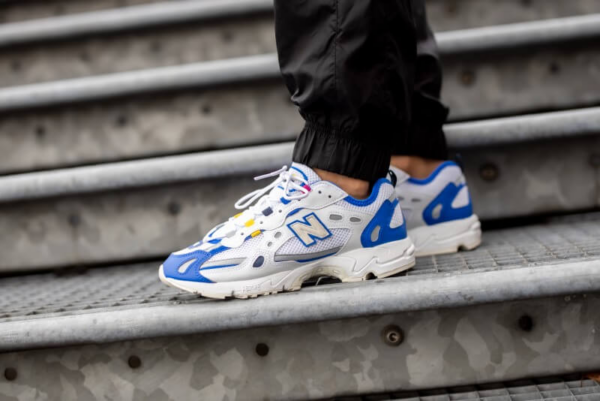 Giày New Balance 'White Cobalt Blue' ML827AAP - Ảnh 5