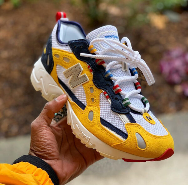 Giày New Balance Aimé Leon Dore x 827 Yellow ML827ADD - Ảnh 2
