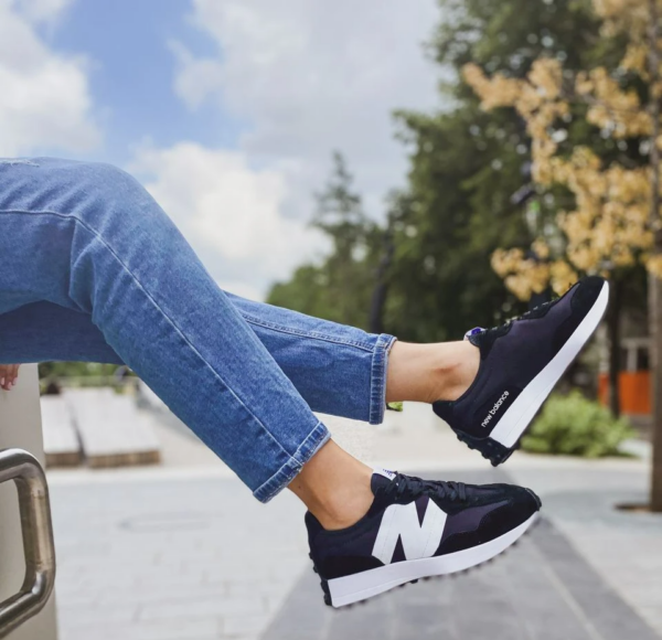 Giày New Balance 327 'Black White' MS327CPG - Ảnh 5