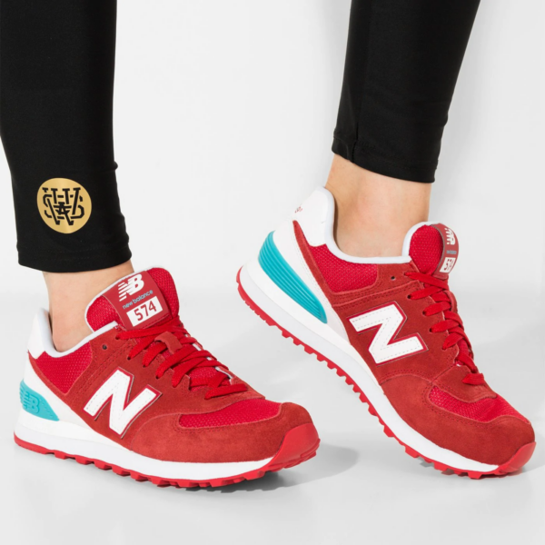 Giày New Balance 574 'Red' WL574CNC - Ảnh 4