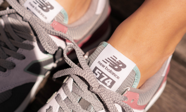 Giày New Balance 574 'Grey Purple' WL574LBT - Ảnh 4