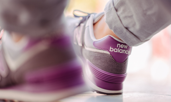 Giày New Balance 574 Purple Gray WL574LDB - Ảnh 4