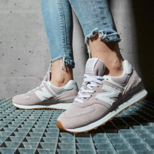 Alternative view of Giày New Balance Wmns 574 Logwood WL574PA2