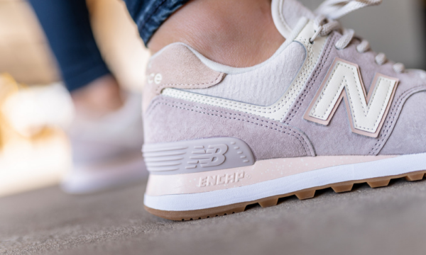 Giày New Balance Wmns 574 'Pink' WL574SAX - Ảnh 4