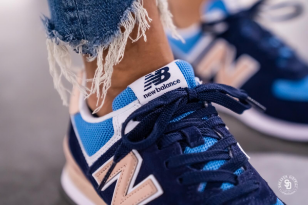 Giày New Balance 574 'Navy Pink' WL574WND - Ảnh 7