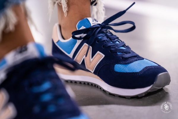 Giày New Balance 574 'Navy Pink' WL574WND - Ảnh 6