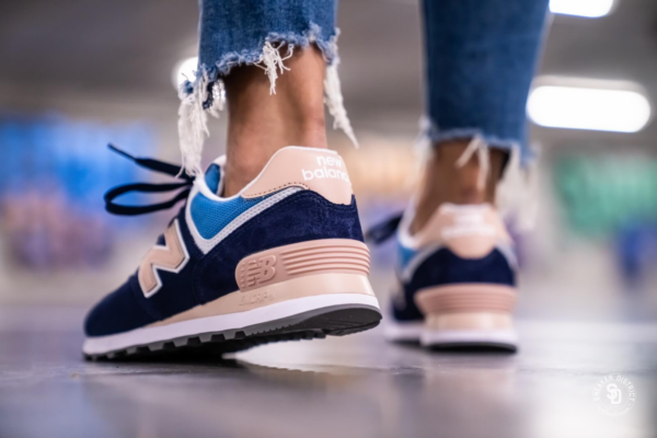 Giày New Balance 574 'Navy Pink' WL574WND - Ảnh 4