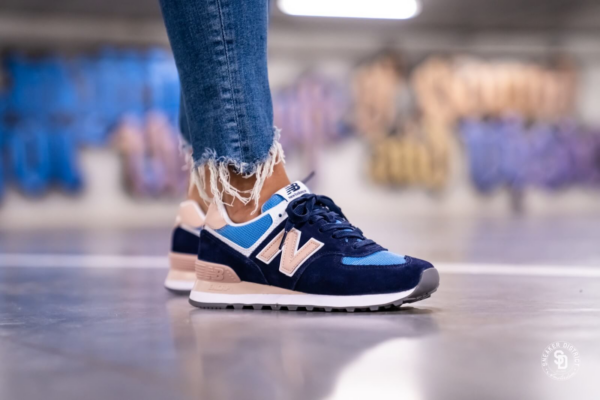 Giày New Balance 574 'Navy Pink' WL574WND - Ảnh 3