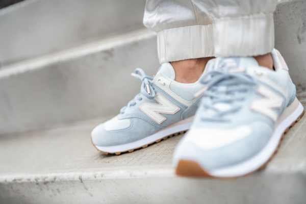 Giày New Balance Wmns 574 'Light Slate Fog' WL574SUO - Ảnh 5