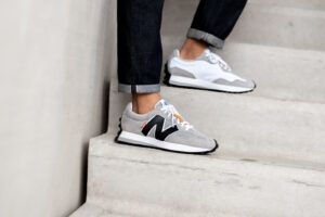 Alternative view of Giày New Balance Levi's x 327 'Grey Denim' MS327LVB