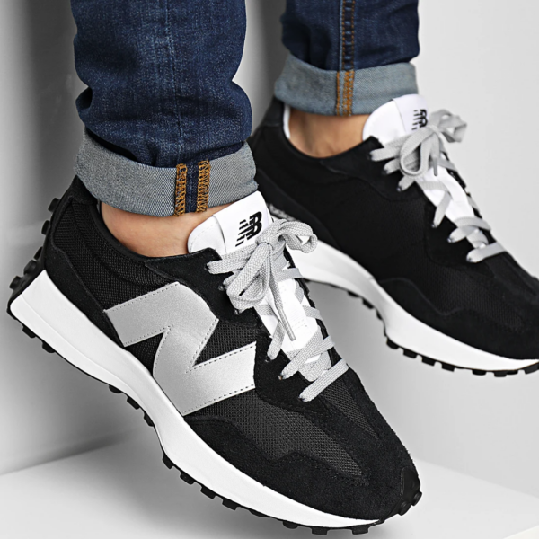 Giày New Balance 327 'Black Metallic Silver' MS327MM1 - Ảnh 3