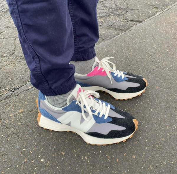 Giày New Balance 327 'Castle Rock Indigo' MS327SFB - Ảnh 4