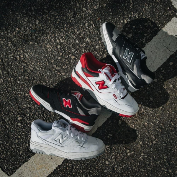Giày New Balance 550 'Black Red' BB550SG1 - Ảnh 2