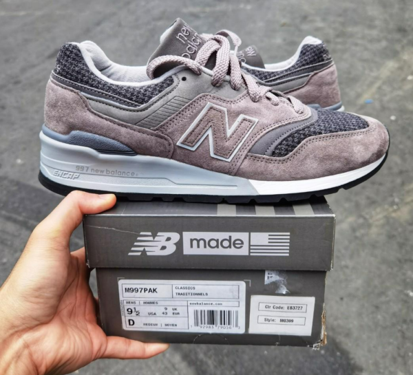 Giày New Balance 997 Made in USA 'Grey' M997PAK - Ảnh 4