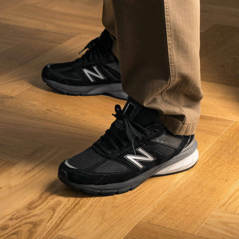 Giày New Balance 990v5 Made In USA 'Black' M990BK5 - Ảnh 8