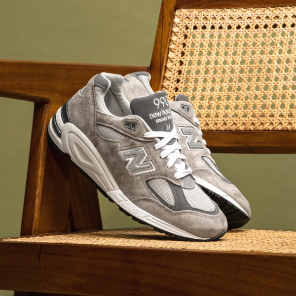 Giày New Balance 990v2 Made In USA 'Grey' M990GY2 - Ảnh 2