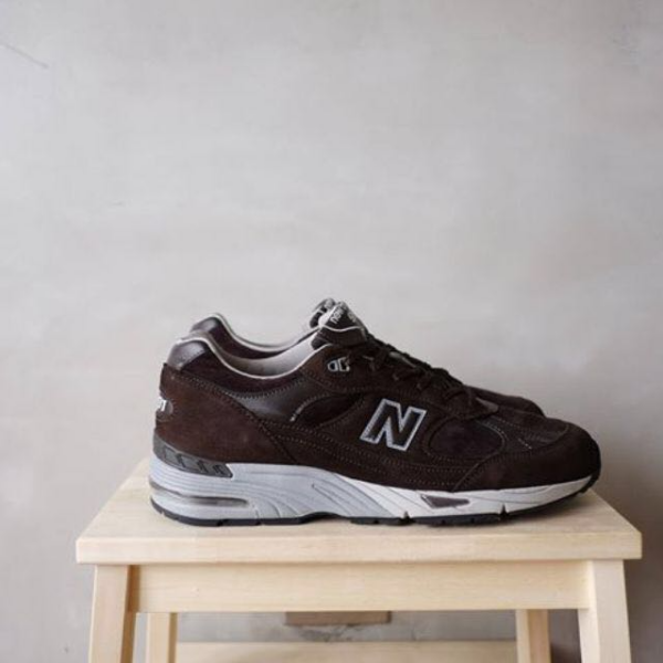 Giày New Balance 991 Made In England Dark Brown M991SDB - Ảnh 6