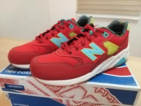 Giày New Balance 580 Red Yellow Blue MRT580GH - Ảnh 4