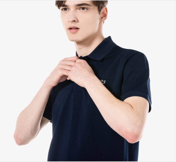 Áo Lacoste Men's French Polo Navy PH731E-51G-166 - Ảnh 3