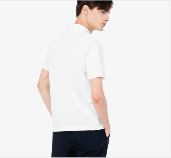 Áo Lacoste Men's French Polo White PH731E-51G-67G - Ảnh 4