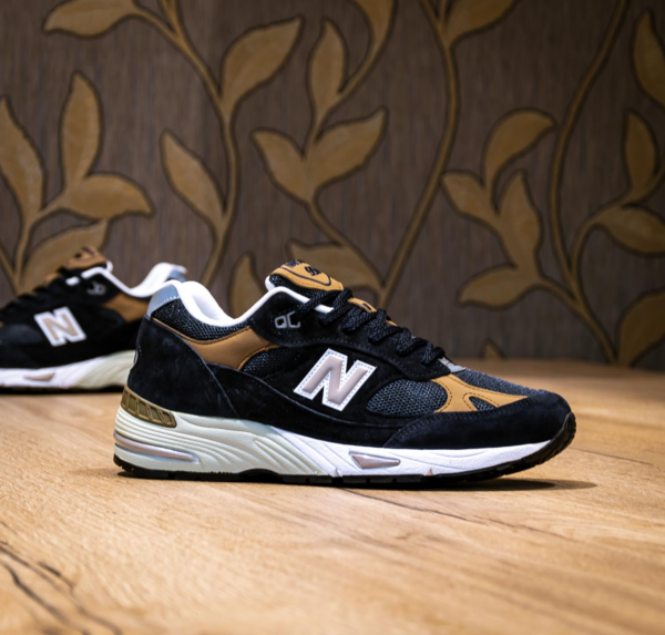 Giày New Balance 991 Made In England 'Navy Brown' M991DNB - Ảnh 5