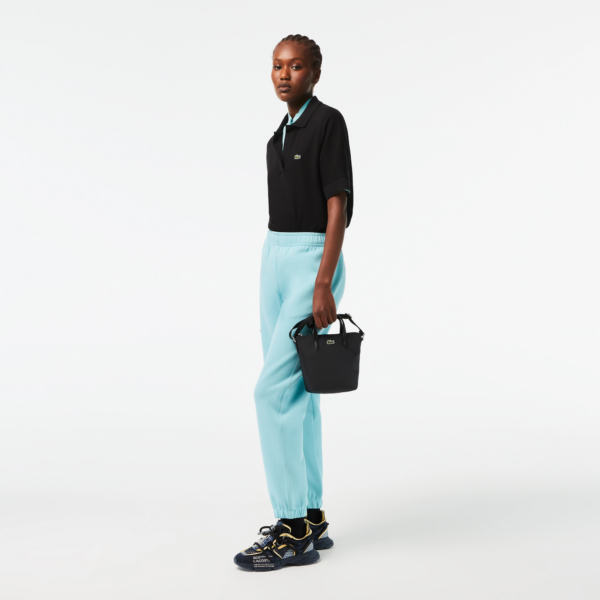 Tui Lacoste L.12.12 Petit Pique Coated Canvas Mini Tote 'Black' NF2609P53G-000