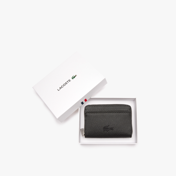 Vi Lacoste Shantaco Fine Leather Small Coin Purse 'Black' NF3855K53G-000