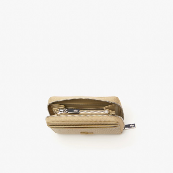 Vi Lacoste Shantaco Fine Leather Small Coin Purse 'Beige' NF3855K53G-L37