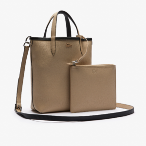 Tui Lacoste Anna Reversible Vertical Signature Tote 'Black' NF3865A53G-A91