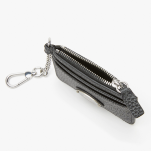 Vi Lacoste Snap Grained Leather Card Holder 'Black' NF3935G53G-000