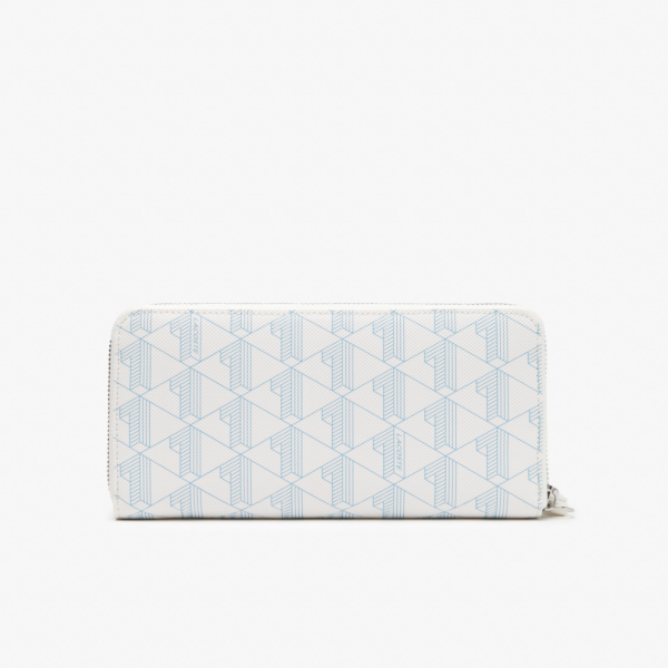 Vi Lacoste Monogram Zipper Long 'White' NF3958D53G-L58